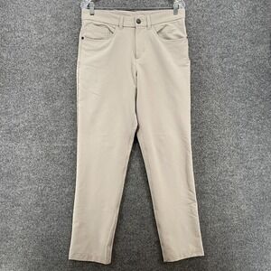 Panama Jack Pants Mens 32x32 Gray Chino Flat Front Straight Office Career Preppy